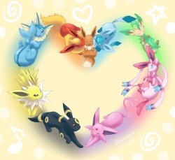 Eevee Heart Meme Template