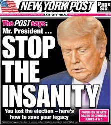 Trump's favorite newspaper says he's insane Meme Template