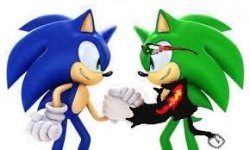 Scourge - Sonic hanshake Meme Template