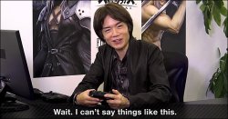 Sakurai Wait. I can't say things like this. Meme Template