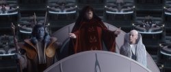 Palpatine speaks to galatic senate Meme Template