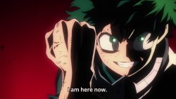 Deku I am here now Meme Template