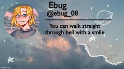 ebug announcement 2 Meme Template