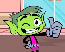 Super Good Beast Boy (TTG) Meme Template