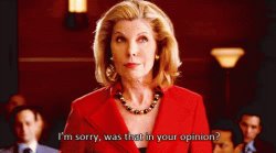 Diane Lockhart in your opinion still Meme Template