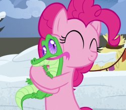 Pinkie Pie X Gummy (MLP) Meme Template