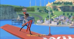 “He Wields An F!” Meme Template