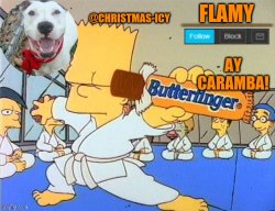 Flamy announce Meme Template
