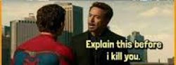 Tony Stark Explain this before i kill u Meme Template