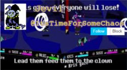 Jevil announcement Meme Template
