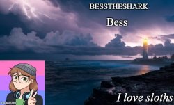BESSTHESHARK's announcement template Meme Template