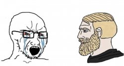 Soyboy Vs Yes Chad Meme Generator - Piñata Farms - The best meme