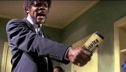 Sam Jackson Pulp Fiction Twisted Tea Meme Template