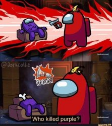 Who killed Purple? Meme Template