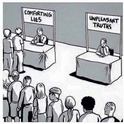 Comforting Lies Meme Template