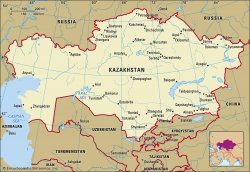 Kazakhstan map Meme Template