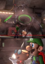 Luigi's Mansion 3 E-Gad's mobile laboratory Meme Template