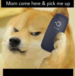 Mom Pick Me Up Doge Meme Template