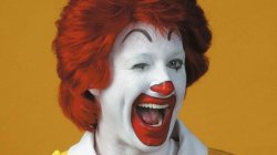 Ronald McDonald wink Meme Template