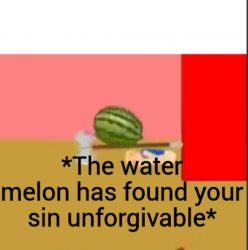 The watermelon Meme Template