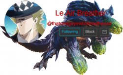 Le Air Breather's Brachydios template Meme Template