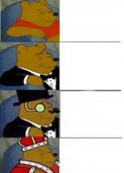 Classy Poohs Meme Template