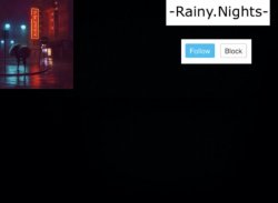 -Rainy.Nights- Announcement Template Meme Template