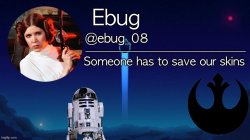 Star Wars announcement ebug edited Meme Template