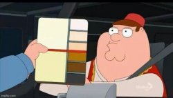 Peter Griffin color chart Meme Template