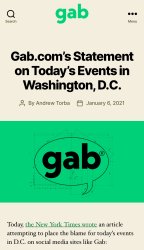 Gab non-apology 1 Meme Template