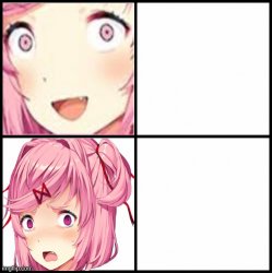 Natsuki Meme Template