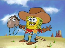 Rodeo Spongebob Meme Template