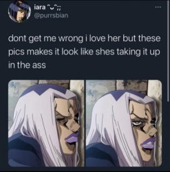 Abbacchio's Taking It Up The Ass Meme Template