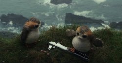 porgs and a lightsber Meme Template