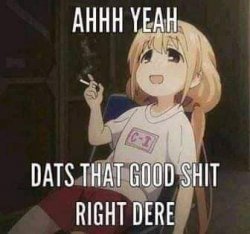 Anzu Futaba Ahh yeah dats that good shit right dere Meme Template