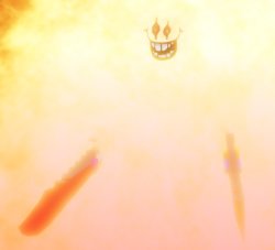 Flowey burning Meme Template