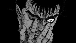 Guts Berserk going insane Meme Template