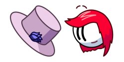 Ellie Rose Head and Top Hat Meme Template