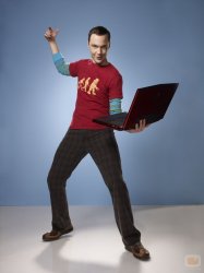 Sheldon Cooper Computer Meme Template