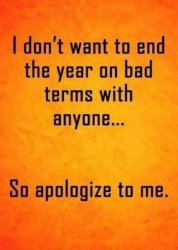 APOLOGISE Meme Template