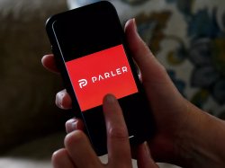 Parler phone Meme Template