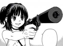 Manga gun point Meme Template