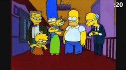 Simpsons Hallway Blood Meme Template