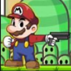 mario with gun Meme Template