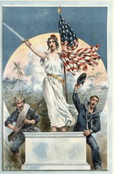 Lady Liberty - Spanish-American War Meme Template