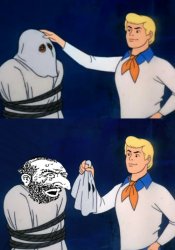 Scooby Doo Jew reveal Meme Template