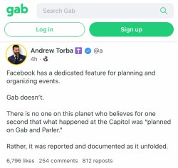 Gab Jan. 6 Meme Template