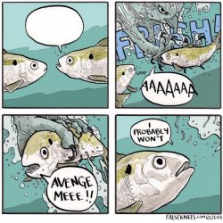 fish avenge me Meme Template