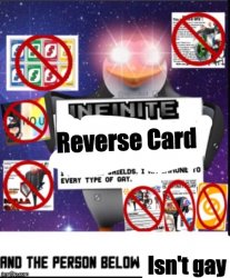 Infinite Reverse Card Meme Template