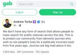 Gab journos Meme Template